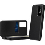 Θήκη Samsung Galaxy S22 Ultra 5G Techsuit SmartView Series Flip με Ενεργό Πορτάκι - Black (5949419303775)