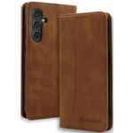 Θήκη Samsung Galaxy S24 FE - Bodycell Book Case Πορτοφόλι - Brown (5206015079559)
