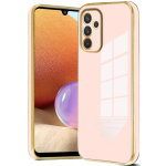 Θήκη Samsung Galaxy S24 FE Bodycell Gold Plated Σιλικόνης - Pink (5206015081439)