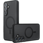 Θήκη Samsung Galaxy S24 FE Techsuit PureFrost Σκληρή Ημιδιάφανη με MagSafe - Frosted Black (5949419320994)