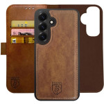 Θήκη Samsung Galaxy S25 Rosso Element 2 in 1 PU Πορτοφόλι - Brown (8719246463273)