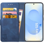 Θήκη Samsung Galaxy S25 Rosso Element PU Πορτοφόλι - Blue (8719246463112) 