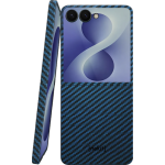 Θήκη Samsung Galaxy Z Flip8 Nekit Fiber Σκληρή με MagSafe Aramid Fiber 1mm 1500D Kevlar - Blue (8719246610301)