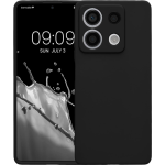 Θήκη Σιλικόνης με Πλαίσιο Κάμερας - Xiaomi Redmi Note 13 5G - KWmobile TPU Case with Camera Lens Protector - Black Matte (KWM000020LK001C)