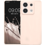 Θήκη Σιλικόνης με Πλαίσιο Κάμερας - Xiaomi Redmi Note 13 5G - KWmobile TPU Case with Camera Lens Protector - Coconut Swirl (KWM000020LK002C)