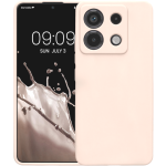 Θήκη Σιλικόνης με Πλαίσιο Κάμερας - Xiaomi Redmi Note 13 Pro 5G / Poco X6 - KWmobile TPU Case with Camera Lens Protector - Coconut Swirl (KWM000020LD002C)