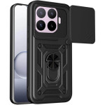 Θήκη Xiaomi 17T Bodycell Armor Slide Ανθεκτική με Κάλυμμα για την Κάμερα & Μεταλλικό Ring Holder - Black (5206015087721)