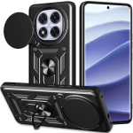 Θήκη Xiaomi Redmi Note 14 Pro Plus 5G Tech-Protect Camshield Pro Ανθεκτική με Κάλυμμα για την Κάμερα & Ring Holder - Matte Black (5906302361632)