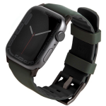 Uniq Linus Αδιάβροχο Λουράκι Premium Σιλικόνης Apple Watch Ultra2/Ultra1/SE/10/9/8/7/6/5/4 (49/46/45/44mm) - Green (UNIQ-45MM-LINUSGRN)