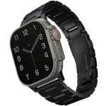 Uniq Osta Stainless Steel Band - Μεταλλικό Λουράκι από Ανοξείδωτο Ατσάλι - Apple Watch Ultra/SE/11/10/9/8/7/6/5/4 (49/46/45/44mm) - Black (UNIQ-49MM-OSTABLK)