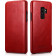iCarer Vintage Series Curved Edge - Δερμάτινη Θήκη Samsung Galaxy S9 Plus - Red 