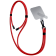 3MK EasyClip - Αποσπώμενο Λουράκι Λαιμού για Θήκες Κινητών / Smartphones - Red / Black 