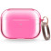 Elago AirPods Pro Clear TPU Hang Case - Ημιδιάφανη Θήκη για AirPods Pro 1st Gen - Neon Hot Pink