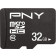 PNY Κάρτα Μνήμης MicroSDHC Performance Plus 32GB Με Αντάπτορα - Βlack