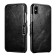 iCarer Vintage Series Side-Open Δερμάτινη Θήκη iPhone X / XS - Black