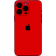 Αυτοκόλλητο Skin Προστασίας Πλάτης - Apple iPhone 15 Pro Max - Gams Premium Vinyl Skin Back Plate - Red Matte