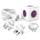 Allocacoc PowerCube Rewirable - Πολύπριζο με 4 Υποδοχές Type-F 1500W / 3 x Βύσματα US / UK / AU & 1 x Καλώδιο IEC EU 100cm - Orchid Purple - 2 Έτη Εγγύηση