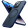 Alogy Armored Ring Case - Ημιδιάφανη Θήκη MagSafe - Apple iPhone 14 - Navy Blue