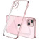Alogy Luxury Διάφανη Θήκη Σιλικόνης Apple iPhone 13 με Πλαίσιο Κάμερας - Rose Gold