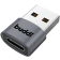 Αντάπτορας Buddi Ease USB-A (Male) σε Type-C (Female) 5 Έτη Εγγύηση Grey
