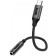 Αντάπτορας Ήχου Buddi Ease Type-C (Male) σε 3.5mm Jack Aux (Female) με DAC Τσιπ Black