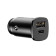 Baseus Square Metal PD - Φορτιστής Αυτοκινήτου - USB / Type-C - 30W - Black 