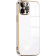 Bodycell Gold Plated - Θήκη Σιλικόνης Apple iPhone 13 Pro - White