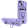 Bodycell Multifunction - Ανθεκτική Θήκη Apple iPhone 14 Plus με Λουράκι Λαιμού / Κάλυμμα Κάμερας / Ring Holder / Υποδοχή Κάρτας - Purple