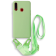 Bodycell Θήκη Σιλικόνης με Λουράκι Λαιμού - Samsung Galaxy A20s - Green