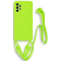 Bodycell Θήκη Σιλικόνης με Λουράκι Λαιμού - Samsung Galaxy A52 / A52s 5G - Light Green 