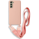 Bodycell Θήκη Σιλικόνης με Λουράκι Λαιμού - Samsung Galaxy S21 FE 5G - Pink