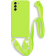 Bodycell Θήκη Σιλικόνης με Λουράκι Λαιμού - Samsung Galaxy S21 Plus 5G - Light Green