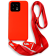 Bodycell Θήκη Σιλικόνης με Λουράκι Λαιμού - Xiaomi 13 Pro - Red