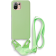 Bodycell Θήκη Σιλικόνης με Λουράκι Λαιμού - Xiaomi 11 Lite 5G NE / Mi 11 Lite - Green