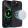 Θήκη Apple iPhone 15 Pro Max - Crong Color Magnetic Premium Σιλικόνης με MagSafe - Black