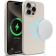 Θήκη Apple iPhone 15 Pro Max - Crong Color Magnetic Premium Σιλικόνης με MagSafe - Stone Beige