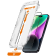 Crong EasyShield Premium Tempered Glass - Fullface Αντιχαρακτικό Γυαλί Προστασίας Οθόνης - Apple iPhone 14 / 13 / 13 Pro - 2 Τεμάχια - Black