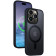 Crong Hybrid Frost Mag Cover - Σκληρή Ημιδιάφανη Θήκη MagSafe - Apple iPhone 15 Pro - Navy Blue