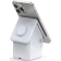 Duzzona W20 4-in-1 Magnetic Wireless Charger - Μαγνητική Βάση Ασύρματης Φόρτισης MagSafe για Apple iPhone / AirPods / Apple Watch με Φωτάκι Νυκτός - 15W - White