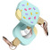 Elago Ice Cream Case - Θήκη / Μπρελόκ Premium Σιλικόνης για Apple AirTag - Mint