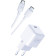 Φορτιστής 3ΜΚ Hyper Charger Τοίχου με Καλώδιο Type-C σε Type-C & 1 x Θύρα Type-C 25W White