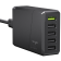 Green Cell ChargeSource 5 - Ταχυφορτιστής Ταξιδιού / Αντάπτορας Με 5 x USB-A - 52W - Black - 2 Έτη Εγγύηση