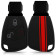 KW Θήκη Κλειδιού Mercedes Benz - Σιλικόνη - 2-3 Κουμπιά - Red / Black 