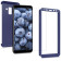 KW Θήκη Full Body Samsung Galaxy A8 (2018) with Screen Protector- Metallic Blue
