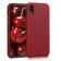 Kalibri Σκληρή Δερμάτινη Θήκη Apple iPhone XR - Smooth Genuine Leather Hard Case - Red