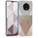 KW Θήκη Σιλικόνης OnePlus 7T - Triangular Shapes - Beige / Rose Gold / White