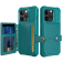 HappyCase 3 σε 1 - Θήκη Σιλικόνης με Ενσωματωμένο PU Πορτοφόλι - Apple iPhone 15 Pro Max - Blue