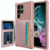 HappyCase 3 σε 1 - Θήκη Σιλικόνης με Ενσωματωμένο PU Πορτοφόλι - Samsung Galaxy S23 Ultra - Pink 