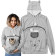 Homelevel Hoodie with Pet Pocket - Φούτερ με Μπροστινή Τσέπη Καγκουρό με Φερμουάρ για Μεταφορά Κατοικίδιων & Κουκούλα με Αυτιά - Small - Grey