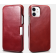 iCarer Vintage Series Side-Open Δερμάτινη Θήκη Apple iPhone 12 mini - Red
